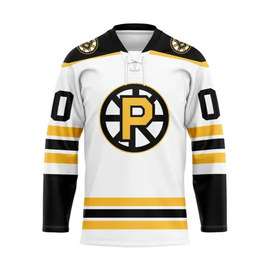 Discover Personalized Providence Bruins 2024 Away Lace Hockey Shirt Men's Fan Gear Gift
