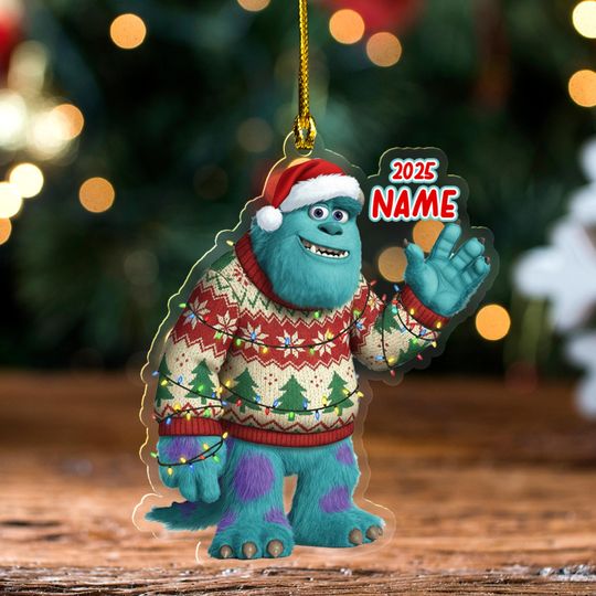 Discover Custom James P. Sullivan Monsters Inc. Ornament/Sully Boo Mike Ornament/Monsters University Ornament/Disney Monsters Inc Ornament OHY329
