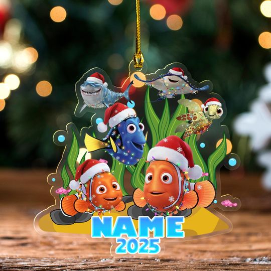 Discover Finding Nemo Dory Christmas Ornament/Disney Nemo Ornament/Finding Dory/Personalized Christmas Ornament/Nemo Xmas Ornament OHY324
