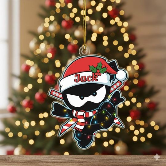Discover Personalized Ninja Kidz Ornament/Ninja Kidz Christmas Ornament/Baby Girl Ninja Kidz Christmas Ornament/Ninja Kidz Ornament OLIN457