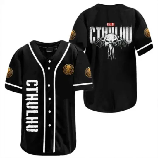Call Of Cthulhu Horror Baseball Jersey Shirt
