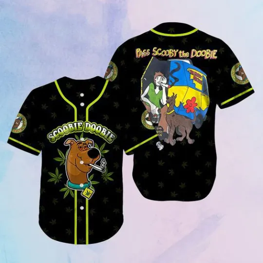 Discover Scoobie Doobie Pass Scooby The Doobie Baseball Jersey Shirt