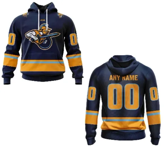Discover Atlanta Gladiator 2025-2026 3D Hoodie Custom Name And Number