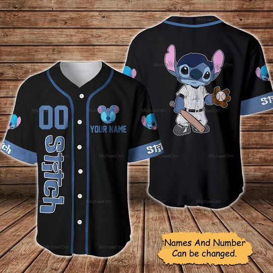 Discover Stitch Baseball Jersey, Lilo And Stitch Jersey Shirt, Stitch Baseball Shirt, Disney Baseball Shirt, Stitch Disney Tee
