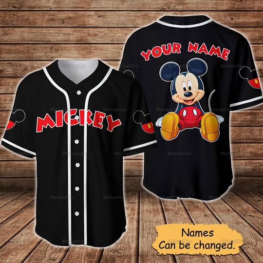 Discover Mickey Mouse Jersey Shirt, Mickey Mouse Shirt, Mickey Mouse Tshirt, Baseball Fans Shirt, Mickey Mouse Tshirt, Baseball Fan Shirt