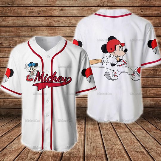 Discover Mickey Baseball Shirt, Mickey Mouse Jersey Shirts, Baseball T-Shirt, Mickey T-Shirt, Baseball Fan Shirt, Mickey Lover