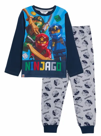 Discover Boys Lego Ninjago Pajama Set with T-Shirt and Lounge Pants