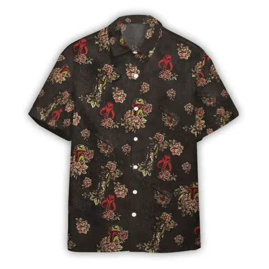 Star Wars Boba Fett Floral Star Wars Vibes Hawaiian Shirt