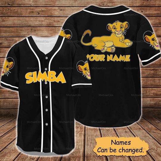 Discover Simba Baseball Shirt, Disney The Simba Jersey Shirt, The Lion King Shirt, Disney Simba Shirt, Disney Gift Shirt