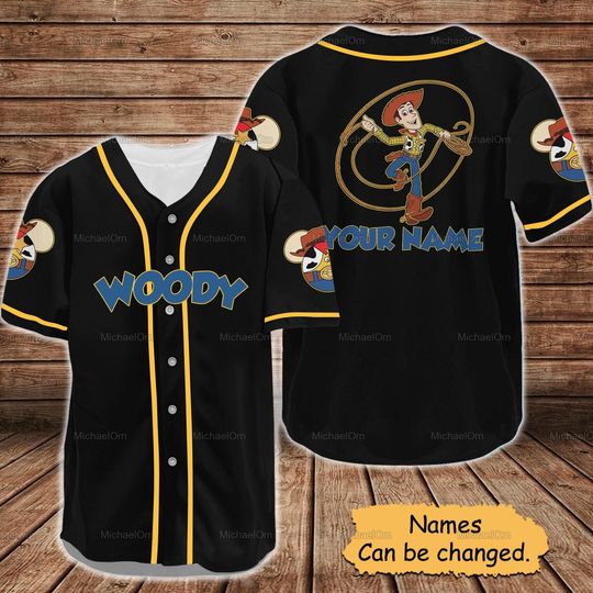 Discover Woody Custom Baseball Jersey Shirt, Disney Toy Story Jersey Shirt, Disney Woody Baseball Shirt, Woody Disney Jersey