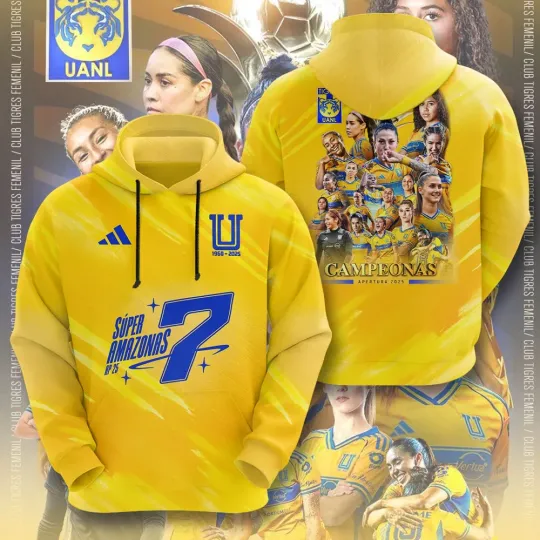 Discover Tigres Femenil 3D Apparel, T-Shirt