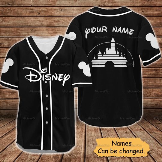 Discover Disney Custom Baseball Jersey Shirt, Disneyland Jersey Shirt, Disney Trip Baseball Shirt, Disney World Shirt, Custom Disney Shirt