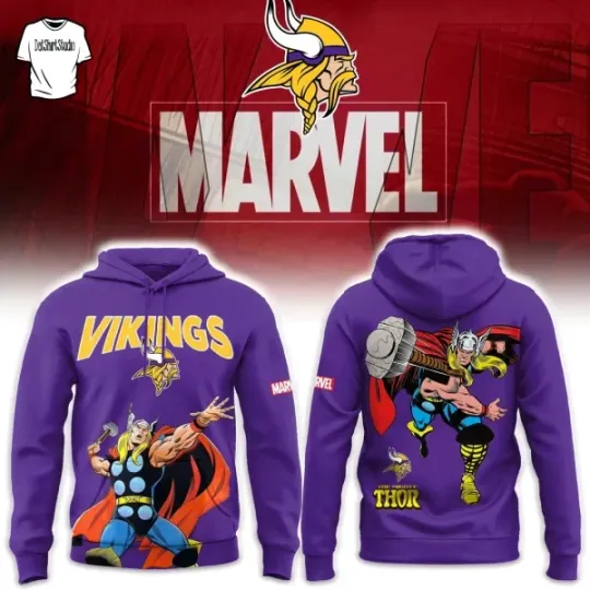 Vikings Thor Marvel Limited Edition Hoodie