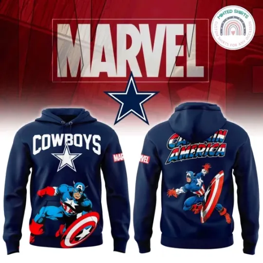 Cowboys Captain America Marvel Special Edition Hoodie