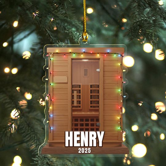 Discover Personalized Hot Tub Sauna Christmas Ornament, Spa Hot Tub Ornament, Custom Hot Tub Ornament, Hot Tub Lover Christmas Ornament UN5A03