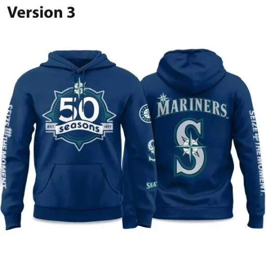 Mariners 50 Seasons Celebration EST 1977 – 2026 Hoodie