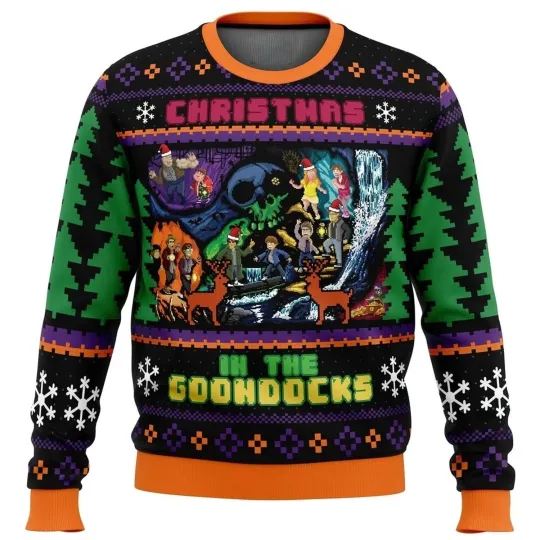 Discover Goonies Christmas Goondocks Ugly Sweater Retro Movie Gift