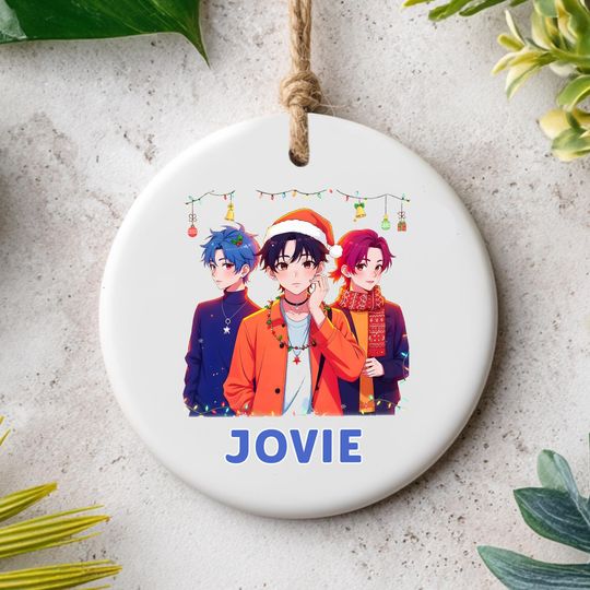 Custom Name Huntrix Demon Hunter Ornament, KPOP Christmas Keepsake, Huntrix Ornament, Mira Rumi Zoey Ornament, Printed 2 Sides