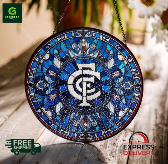 Discover Carlton Suncatcher Stained Glass Window Hanging Decor