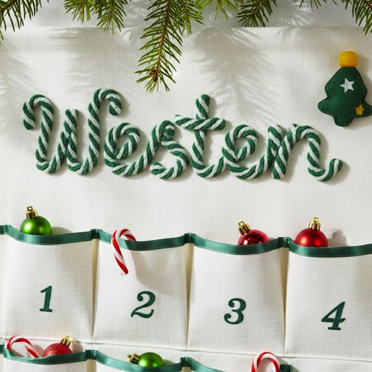 Discover Christmas&nbsp;Advent&nbsp;Calendar&nbsp;Personalized&nbsp;with&nbsp;Name&nbsp;|&nbsp;24&nbsp;Pocket&nbsp;Fabric&nbsp;Countdown&nbsp;Calendar&nbsp;for&nbsp;Kids&nbsp;|&nbsp;Custom&nbsp;Holiday&nbsp;Decor