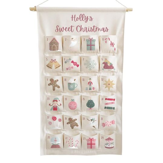 Fabric Advent Calendar: Sweet Design, Family Keepsake Xmas Decor