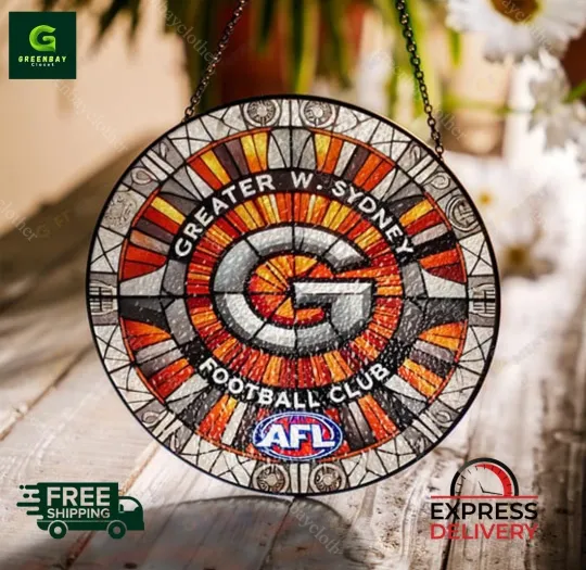 Discover The Greater Western Sydney Stained Glass Suncatcher For Window Hanging Decor