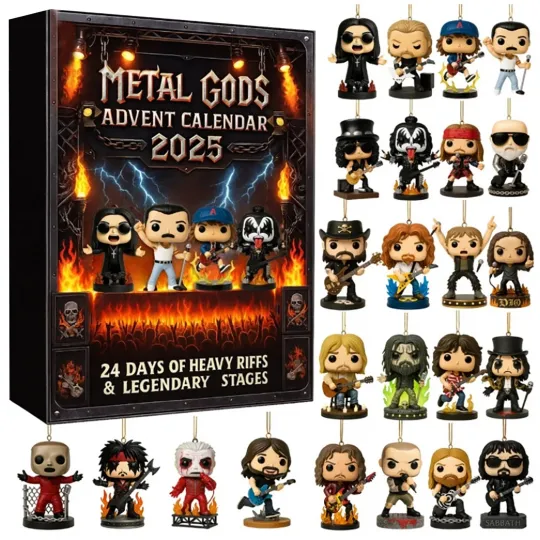 Discover Metal Gods Advent Calendar 2025 24-Day Of Heavy Riffs & Legendary Stages