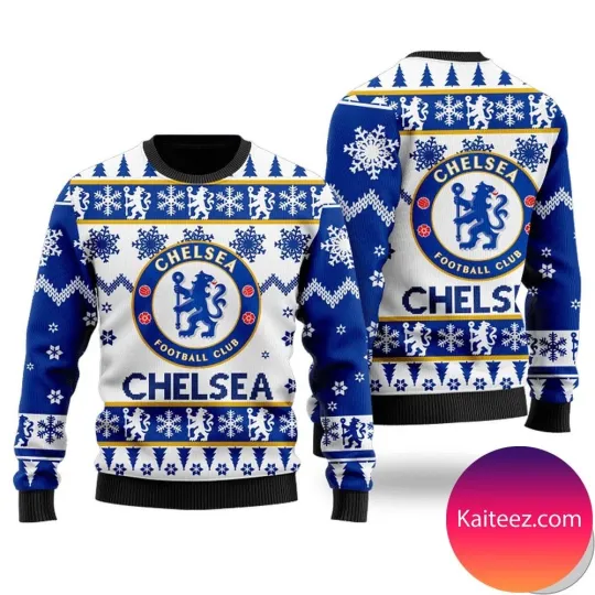 Discover EPL Chelsea FC Merry Christmas Ugly Christmas Sweater