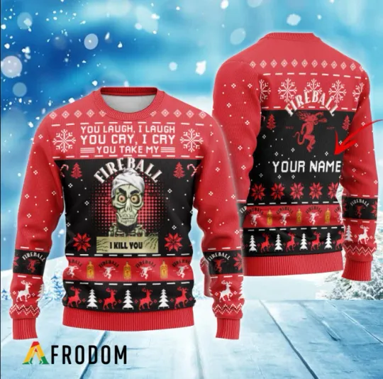 Discover Personalized Ugly Christmas Sweater Holiday Drink Inspired Funny Tee