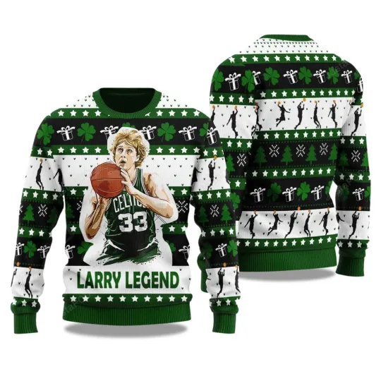 Discover Larry  Basketball Christmas Ugly Sweater Ygly Gift christmas Sweater