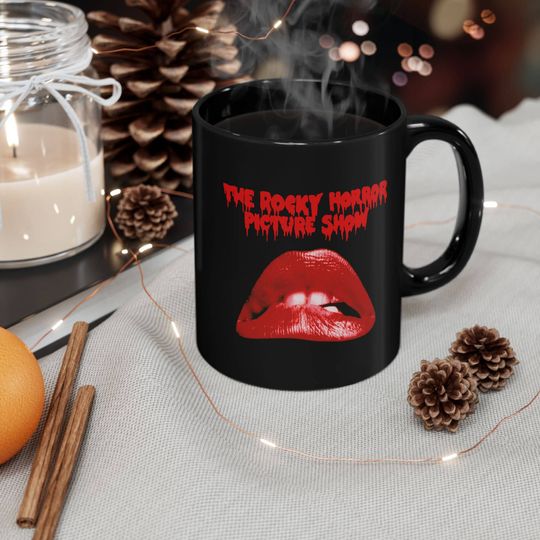 The Rocky Horror Picture Show Sci-Fi Movie Black Coffee Mug