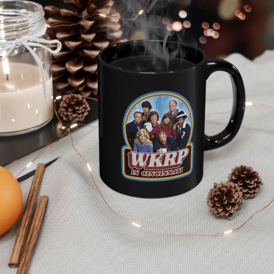 Discover WKRP in Cincinnati Classic TV Show 11oz Coffee Black Mug