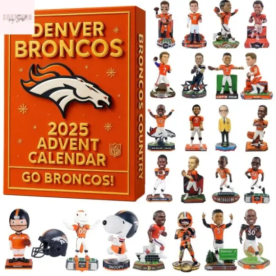 Discover NEW!!Denver Football Fans 2025 Advent Calendar “Go Broncos”