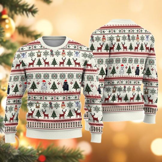 Discover Disney Star Wars Ugly Christmas Sweater, The Clone Holiday Sweater, Disneyland Sweater For Men Women Kids, Xmas Gifts For Robots Lovers