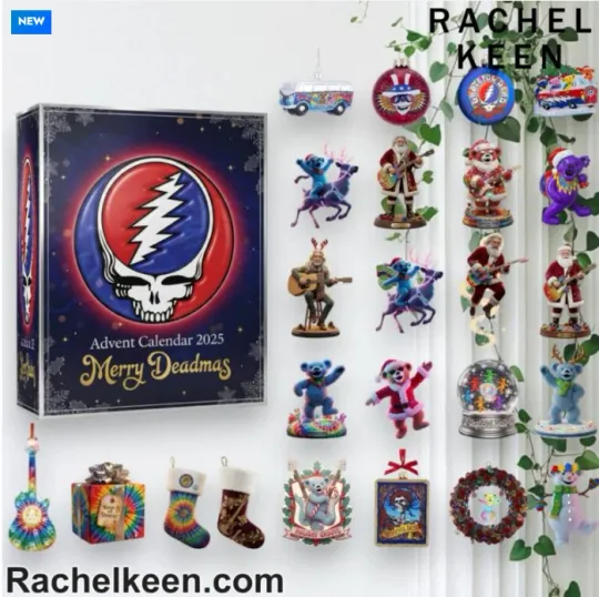 Grateful Dead Christmas Acrylic Advent Calendar