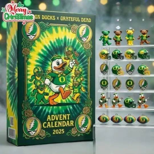 Discover Oreg ducks x Grateful D*ad Advent Calendar 2025 Ornament Gift Christmas Decor