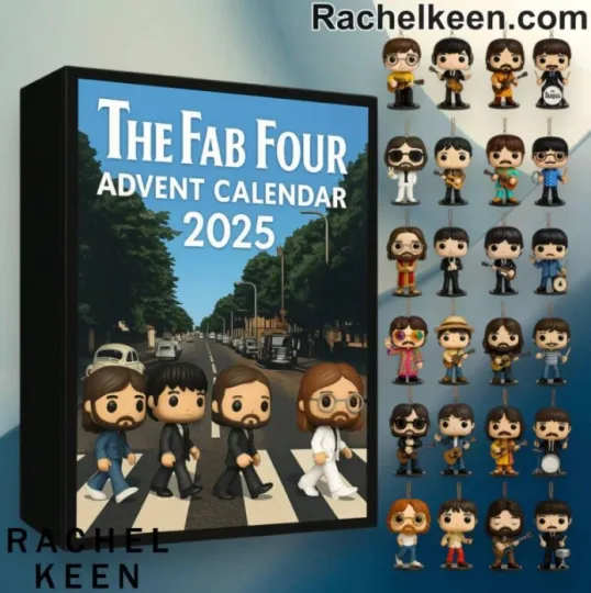 Discover The Beatles The Fab Four 2025 Advent Calendar 24-Day Holiday Gift