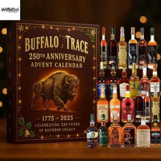 Discover NEW!! Buffalo Trace 250th Anniversary Advent Calendar 24-Day Holiday Gift