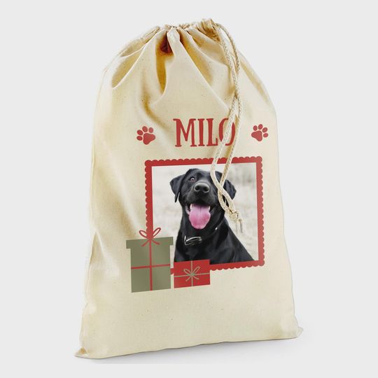 Discover Personalised Pets Christmas Treats Gift Sack