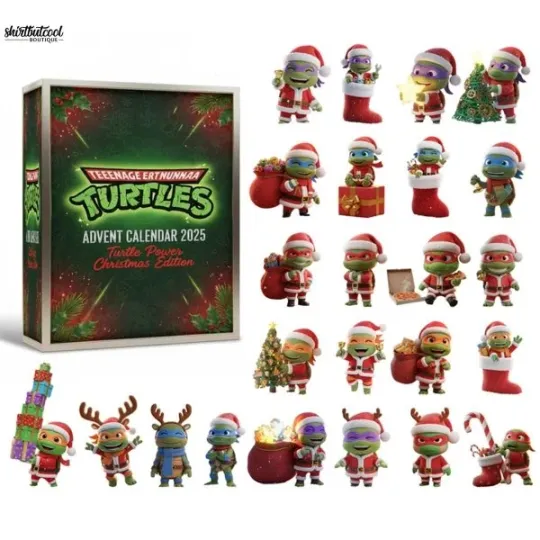 Discover HOT!!Teenage Mutant Ninja Turtles Christmas Advent Calendar 2025