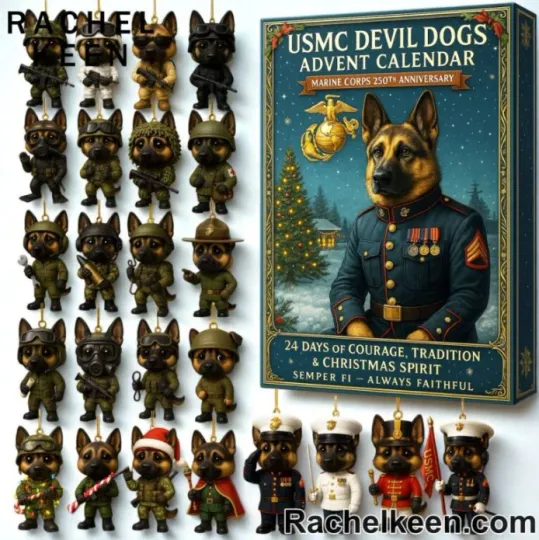 USMC Devil Dogs Christmas Spirit Advent Calendar 2025 24-Day Holiday Gift