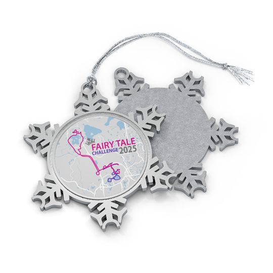 2025 Fairy Tale Pewter Snowflake Ornament Holiday Keepsake