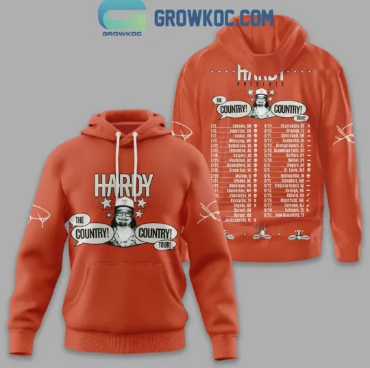 Discover Hardyy The Country Tour Dates 3D Hoodie