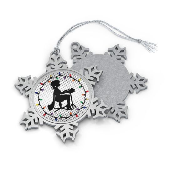 Discover Court Reporter Snowflake Ornament, Stenographer Gift, Steno Student Ornament, Court Reporter Stocking Stuffer, Stenography