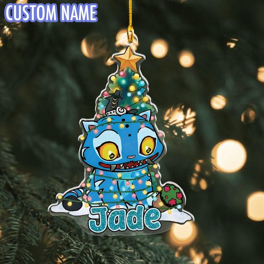 Discover Derpy Kpop Demon Hunter Acrylic Ornament Christmas Halloween Custom Huntrix Ornament