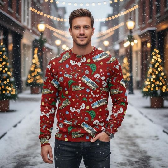 Christmas Vacation Movie Ugly Sweater, Cousin Eddie's Sweatshirt, National Lampoons Christmas Vacation Shirt, Holiday Gift For Men Wome