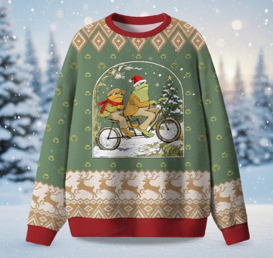 Discover Frog Family Ugly Sweater, Frog Christmas Ugly Sweater, Santa Hats Xmas Sweater, Funny Frog Meme Christmas Sweater, Frog Lovers Gifts