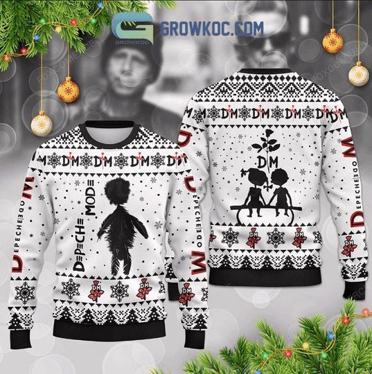 Discover Depeche Mode Inspired Angel & Rose Retro Holiday Ugly Christmas Sweater