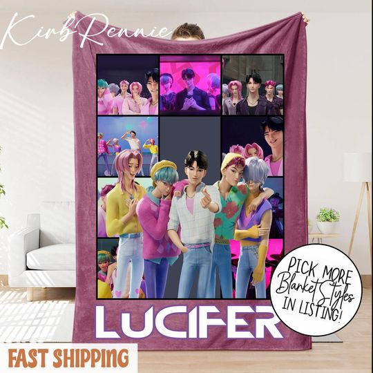 Discover Personalized Saja Boys Theme Blanket ,Kpop Demon Saja Boys Blanket
