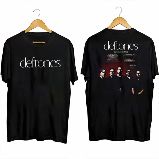 Discover New Deftone EU And UK Tour 2026 Gift For Fans Unisex S-5XL Shirt